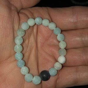 Child’s (matte) Amazonite + Shungite